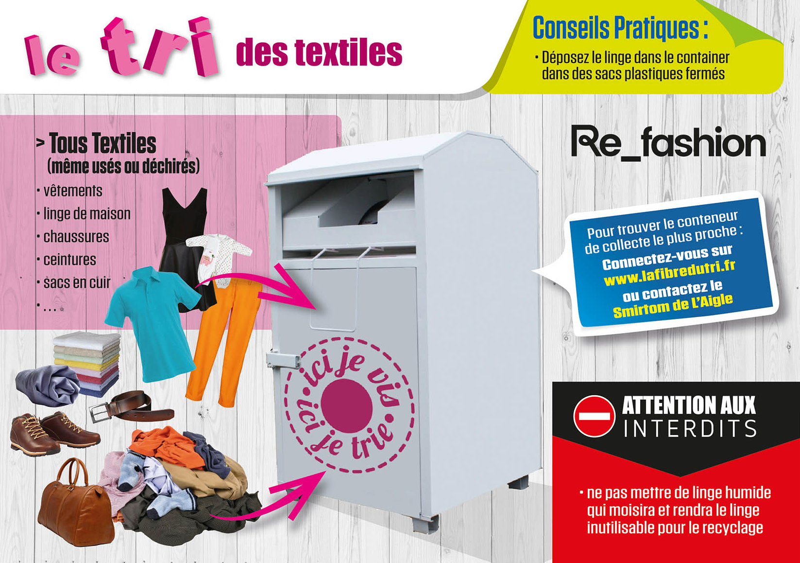 Ressourcerie, Don, Réparation, vente - Pays de l'Aigle