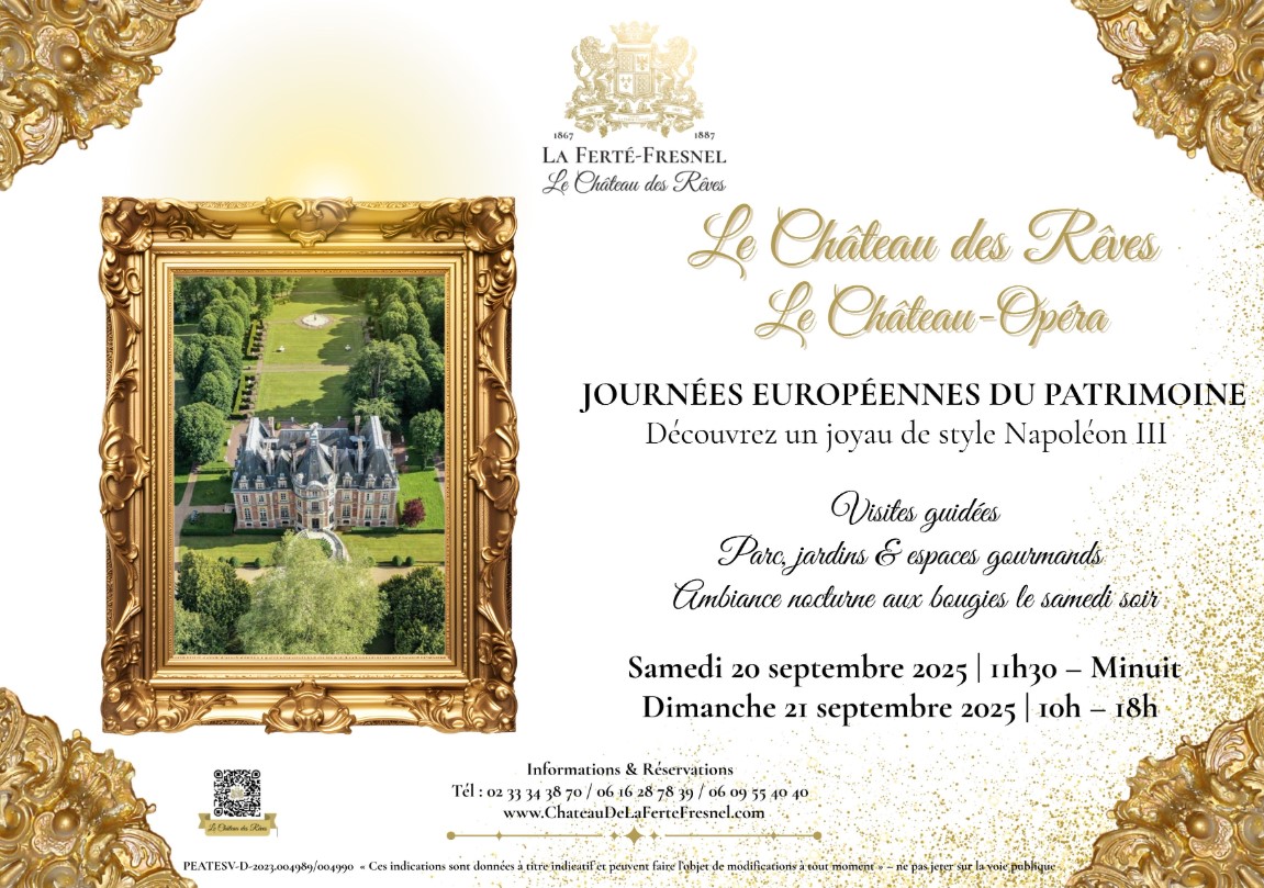 Journées du Patrimoine au Château des Rêves