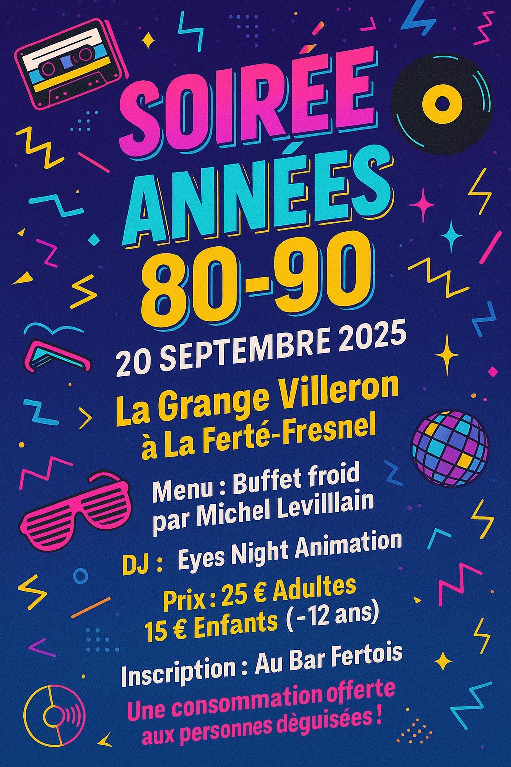 Soirée Année 80-90