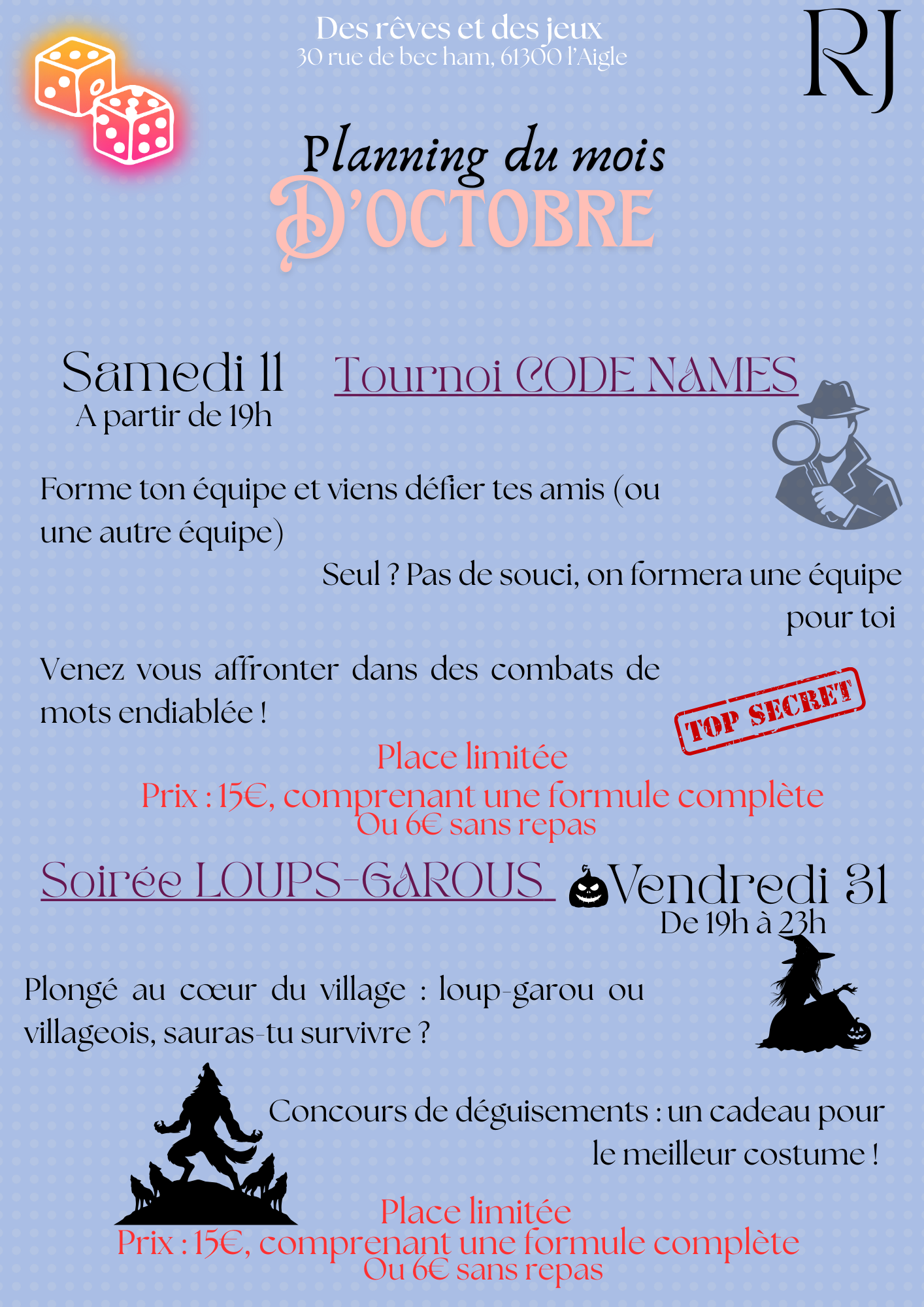 Soirée speciale Loups-Garous