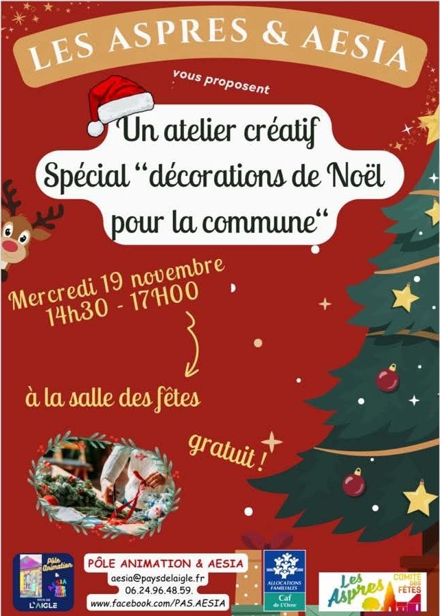 Atelier Créatif spécial Noël