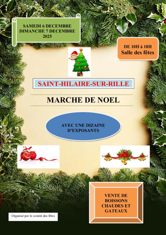 Marché de Noël à Saint Hilaire sur Rille