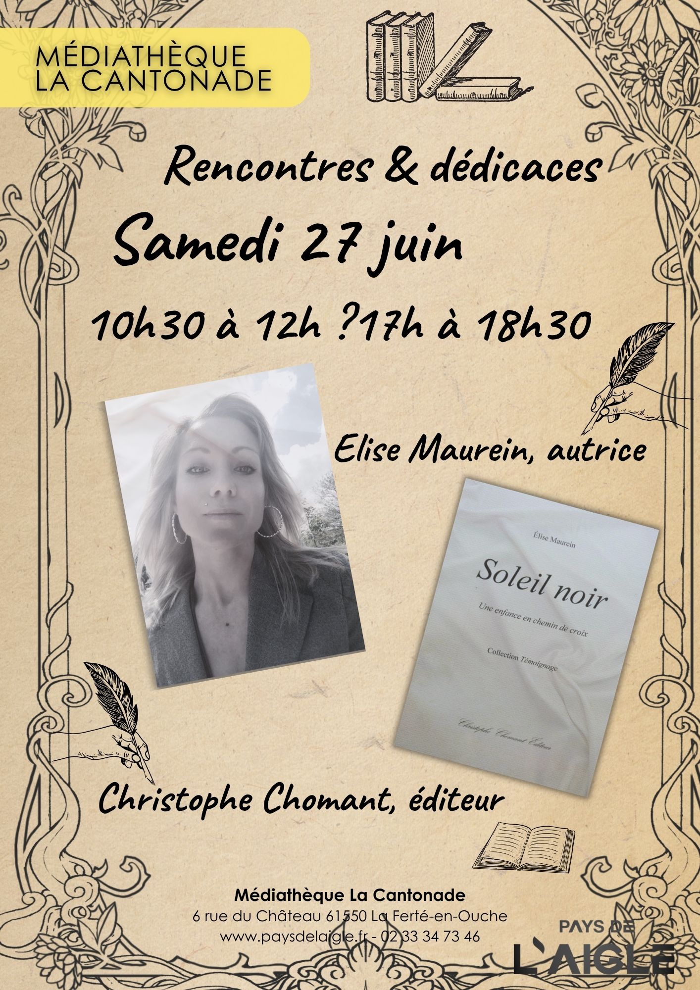 Rencontres et séance de dédicaces