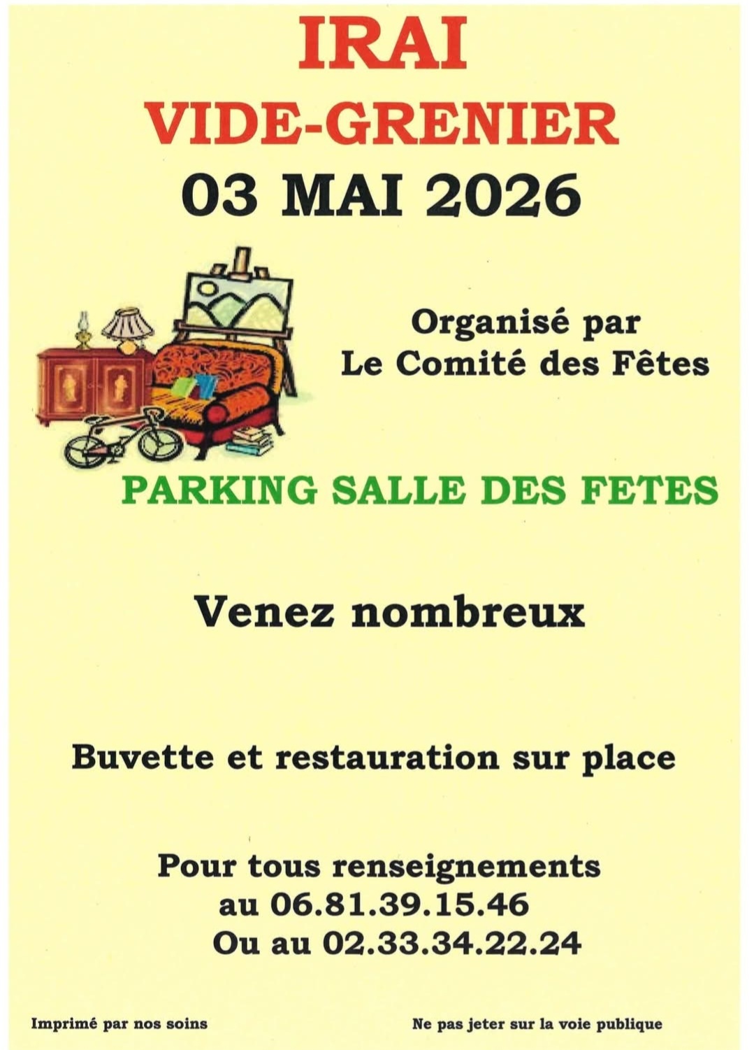 Vide Grenier Irai