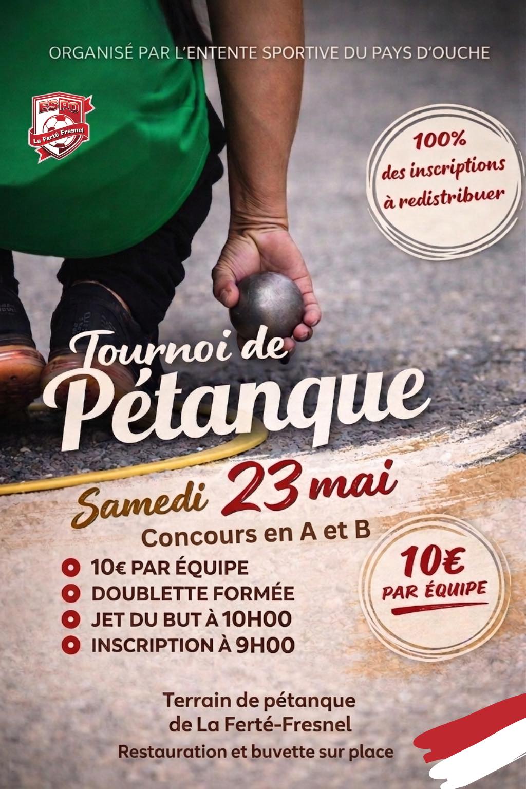 Tournoi de Pétanque de l’ESPO
