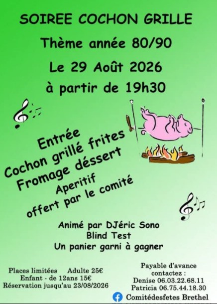 Soirée Cochon Grillée