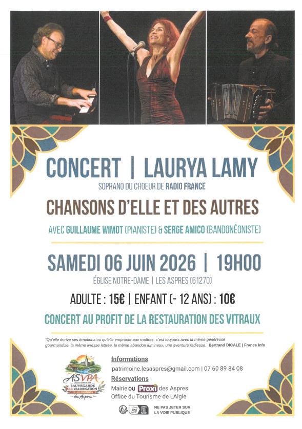 Concert Laurya Lamy – Chansons d’elle et des autres
