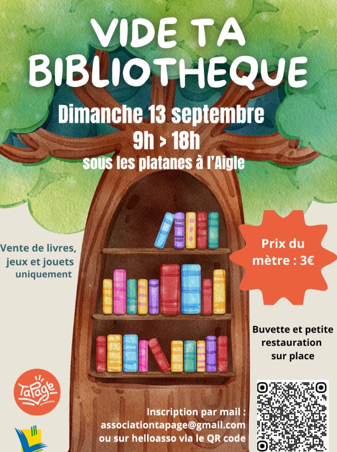 Vide ta bibliothèque