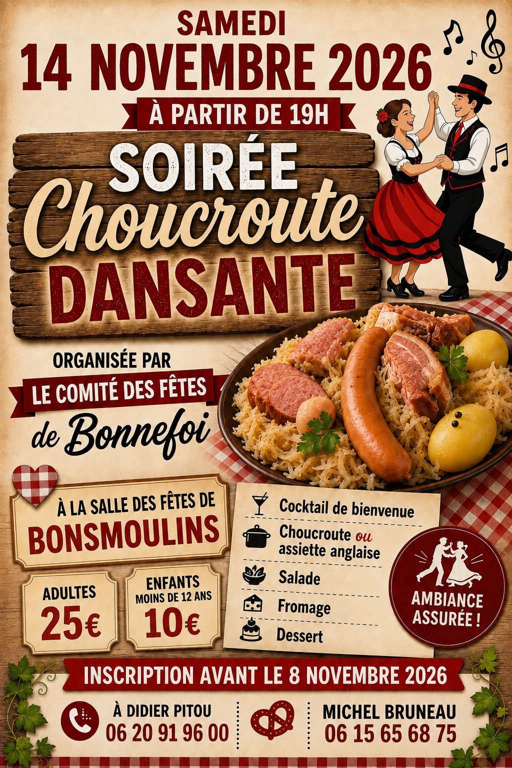 Soirée Choucroute Dansante