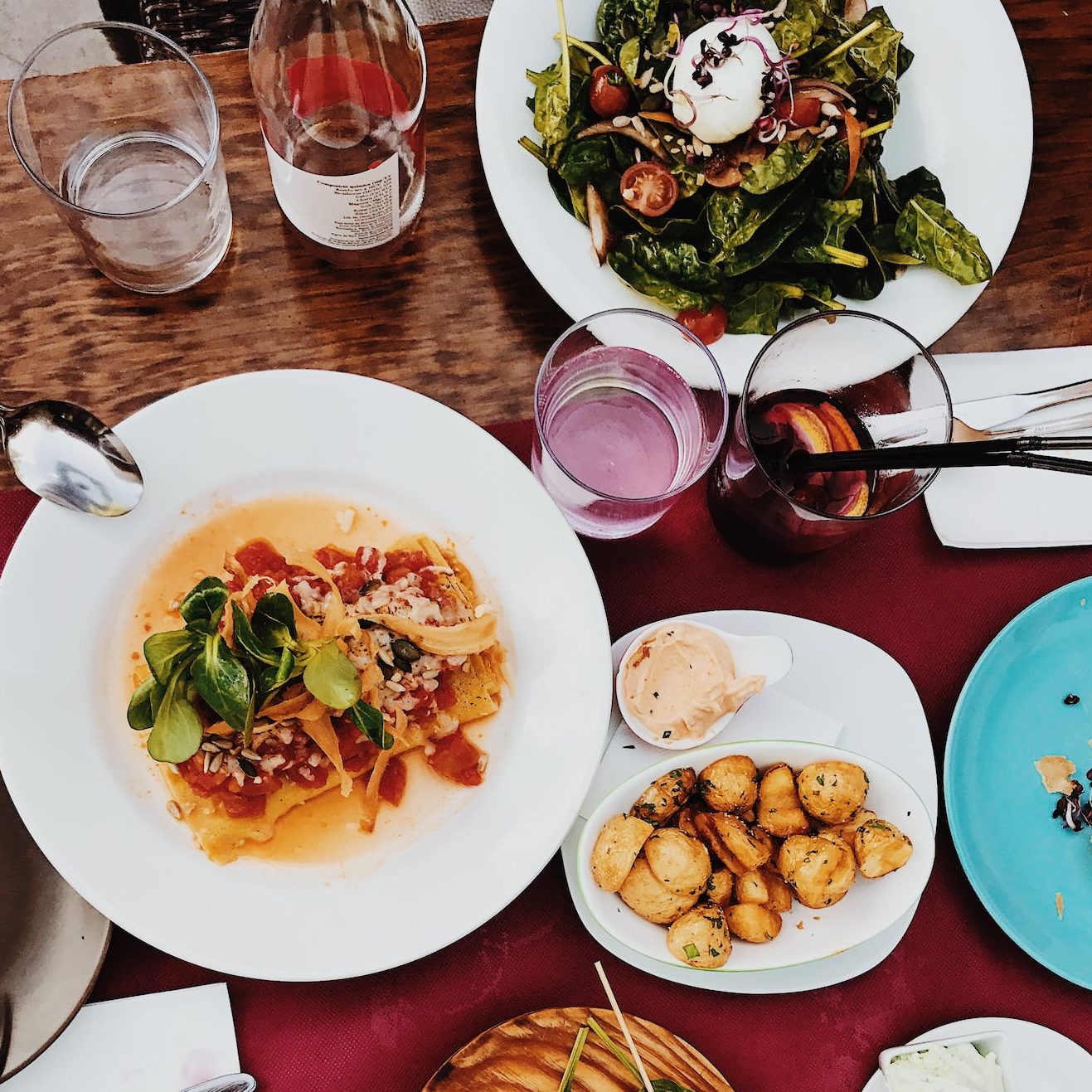 Dinnerware on Table