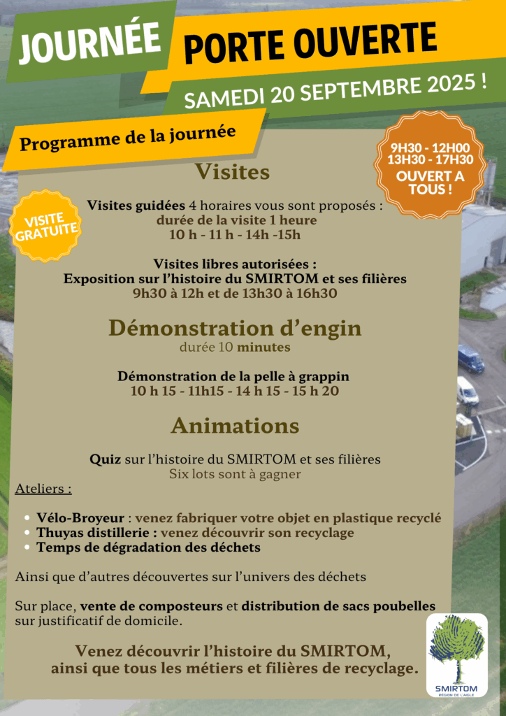 Programme porte ouverte 20 septembre 2025