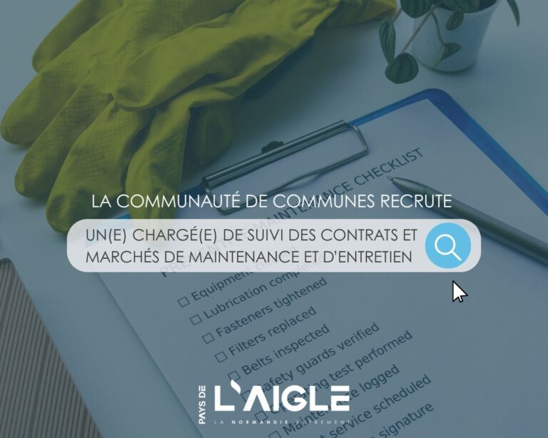 Emploi : Un(e) Chargé(e) de suivi des contrats et marchés de maintenance et d’entretien